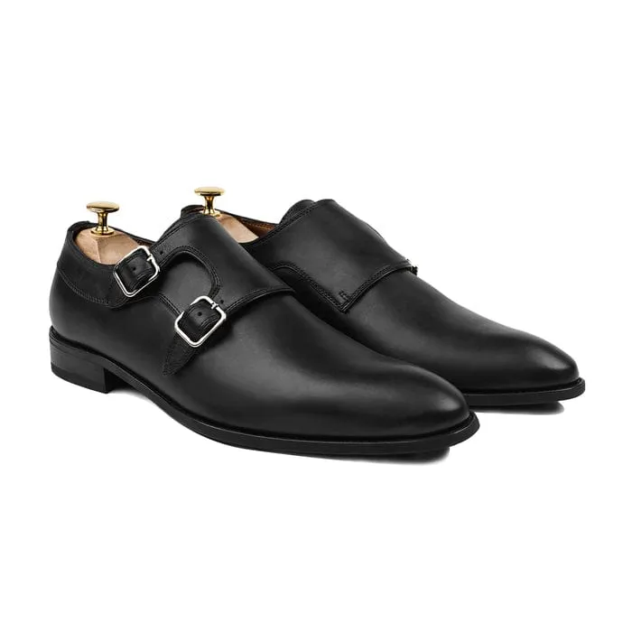 Handmade, Custom Leather Men Monkstrap Shoes