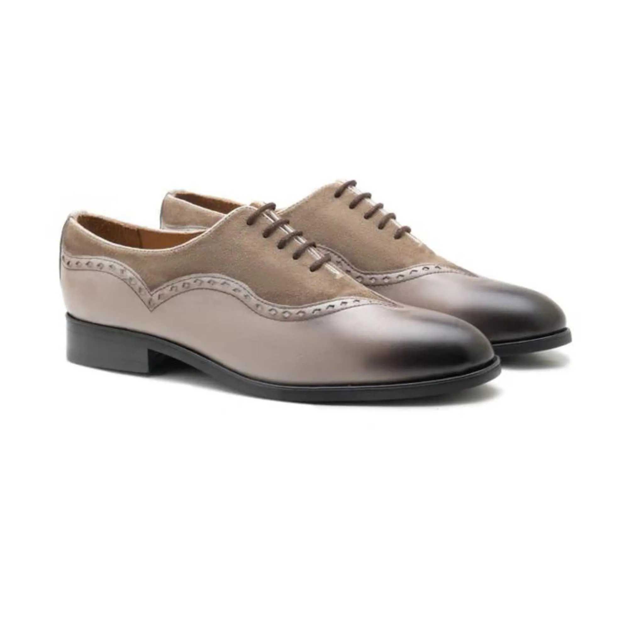 Handmade, Custom Men Whole Cut Leather Shoes