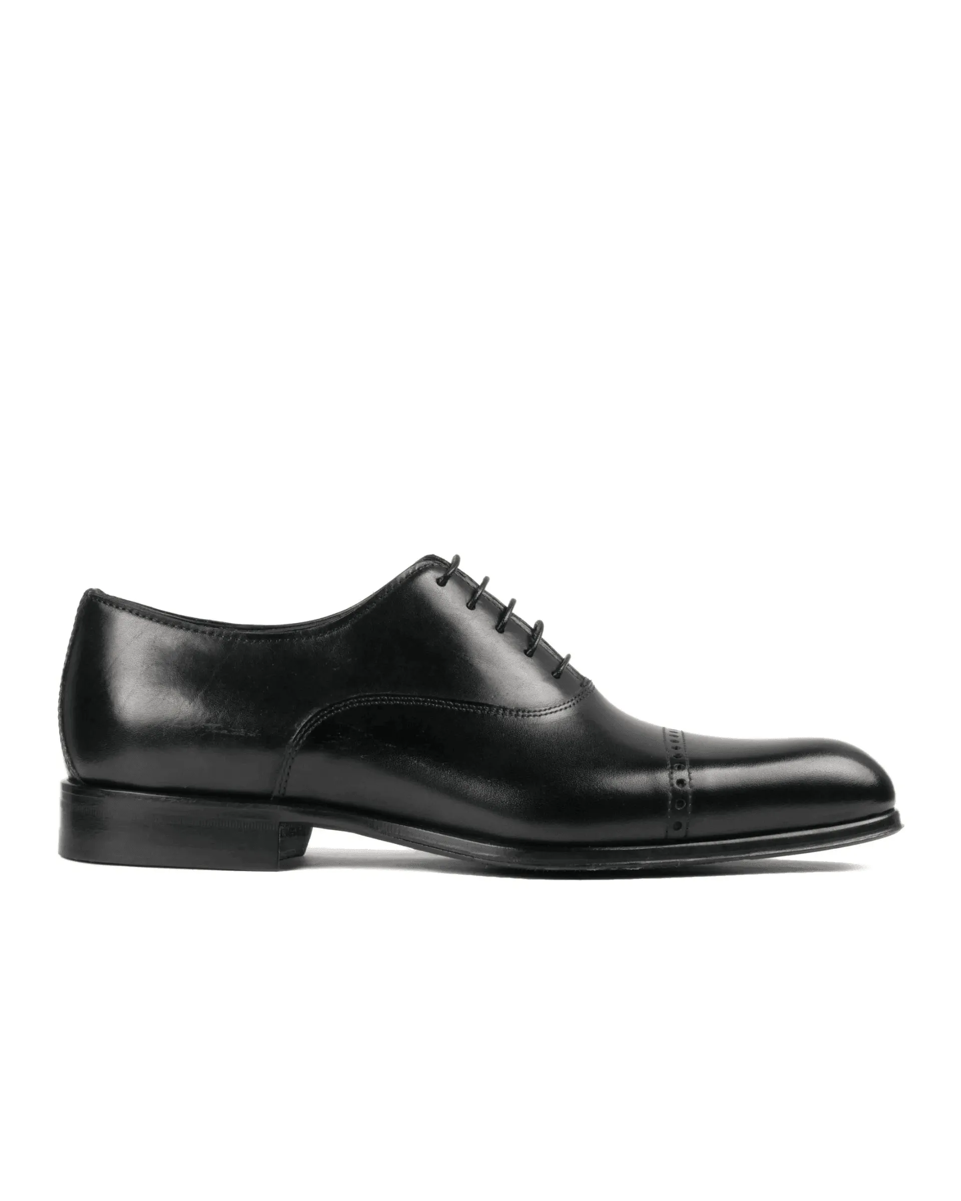 Harrow Cap Toe Oxford Black
