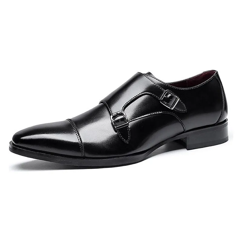 High Quality Italian Style Handmade Oxford Men's Dress Shoes Genuine Cow Leather