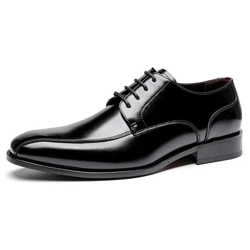 High Quality Italian Style Handmade Oxford Men's Dress Shoes Genuine Cow Leather