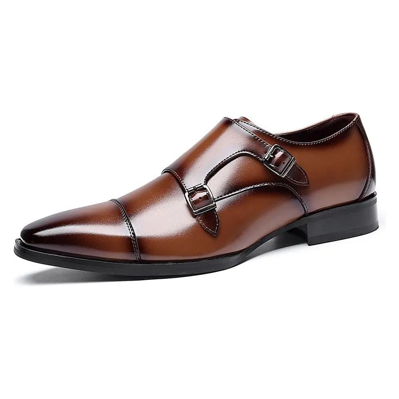 High Quality Italian Style Handmade Oxford Men's Dress Shoes Genuine Cow Leather