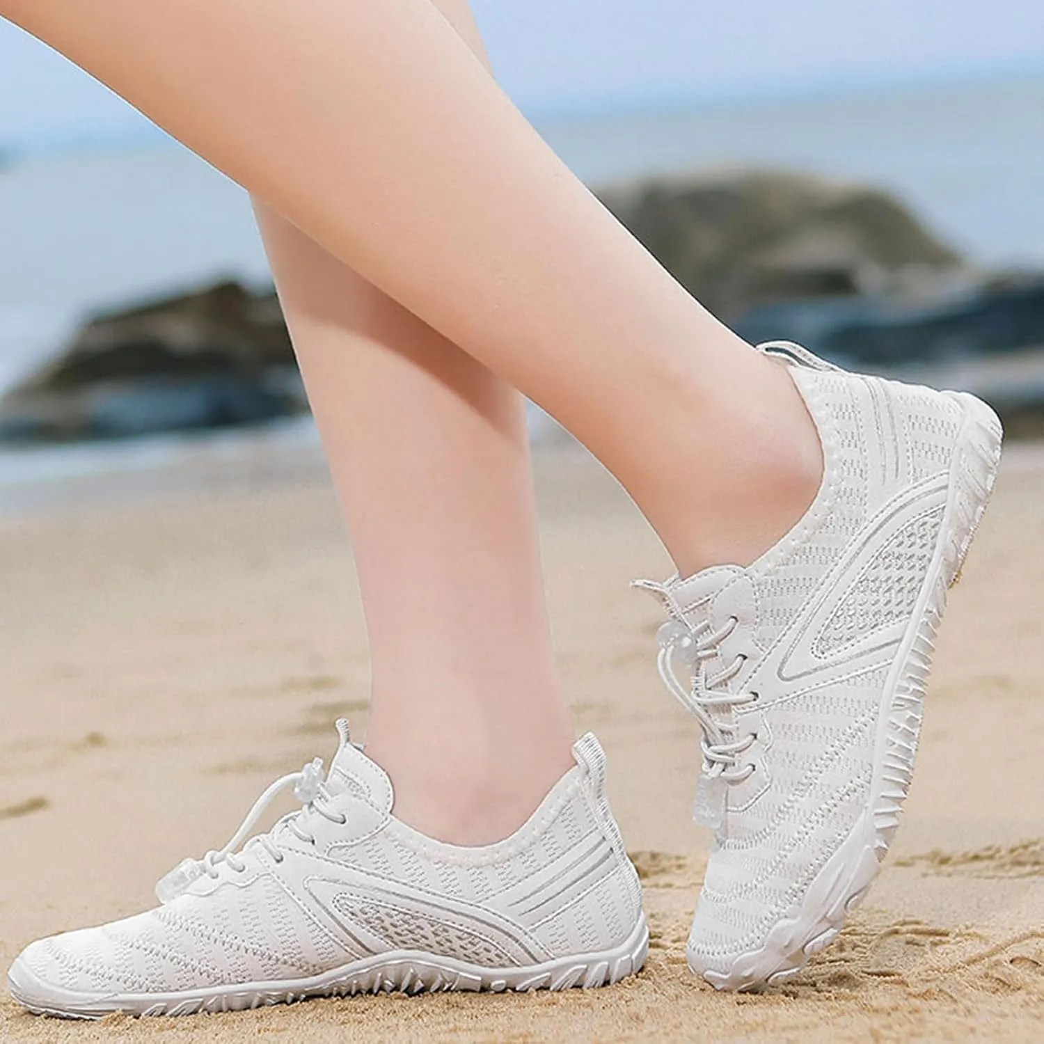 Hike Barefoot Shoes for Women Men Non-Slip&Zero Drop Water Shoes,Waterproof Trail Running Beach Barefoot,Outdoor Lightweight Breathable Wide Toe Box Hiking Footwear,Fashion Comfort Footwear Unisex