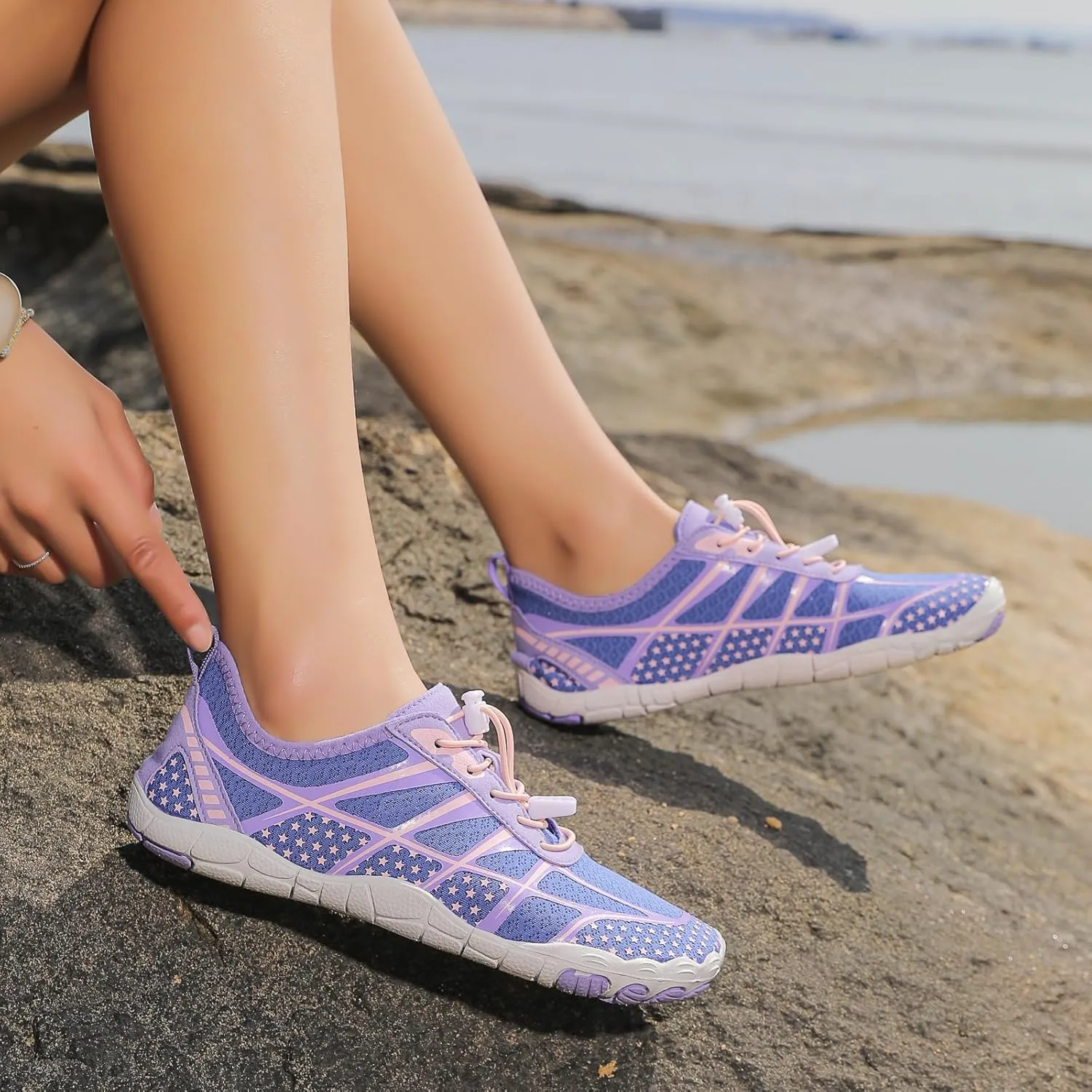 Hike Barefoot Shoes Womens Men Unisex Water Footwear Hiking Walking Running Sports Mens Minimalist Breathable Non-Slip Wide Toe Quick Dry Hiking Walking Athletic Breathable Anti-Slip Shoe