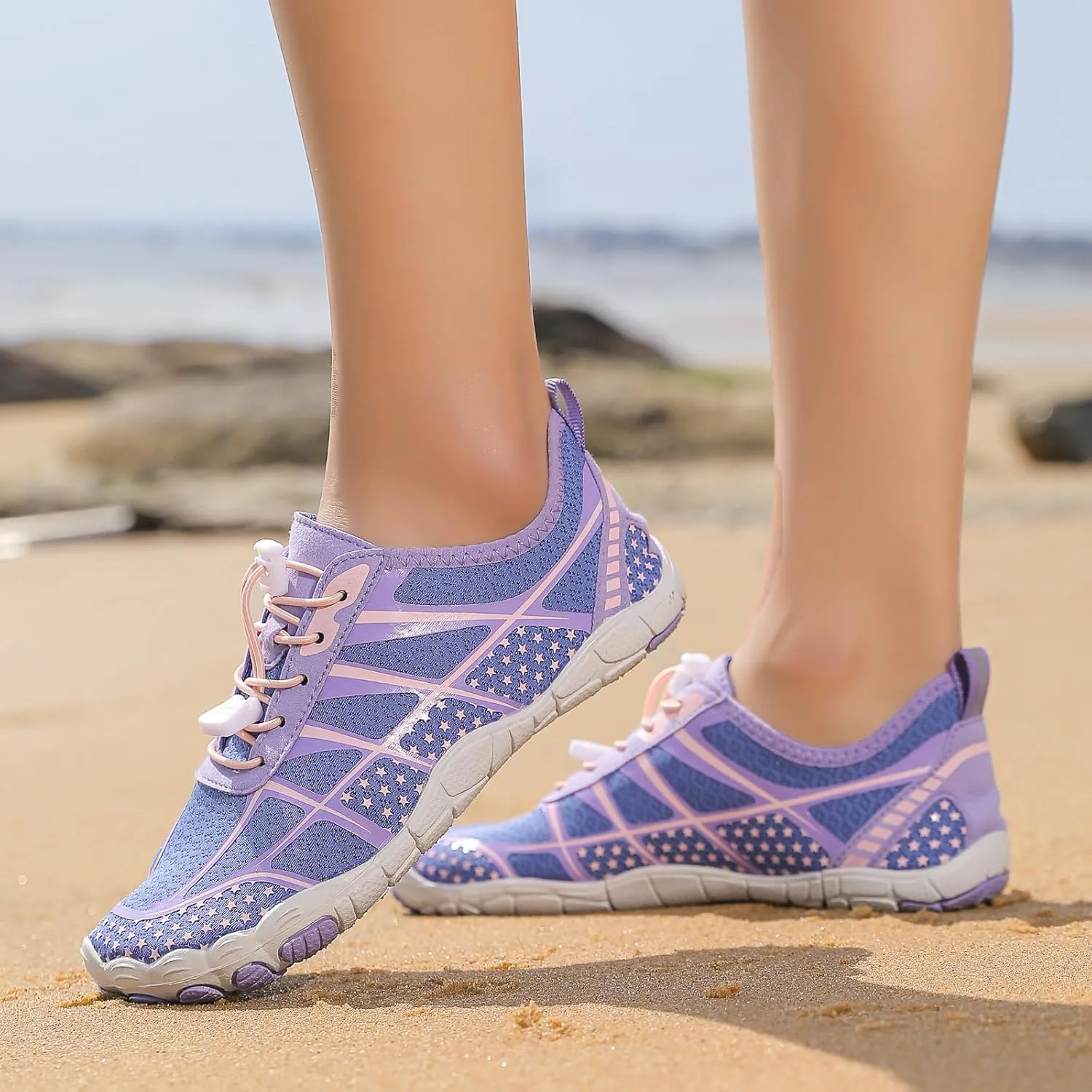 Hike Barefoot Shoes Womens Men Unisex Water Footwear Hiking Walking Running Sports Mens Minimalist Breathable Non-Slip Wide Toe Quick Dry Hiking Walking Athletic Breathable Anti-Slip Shoe