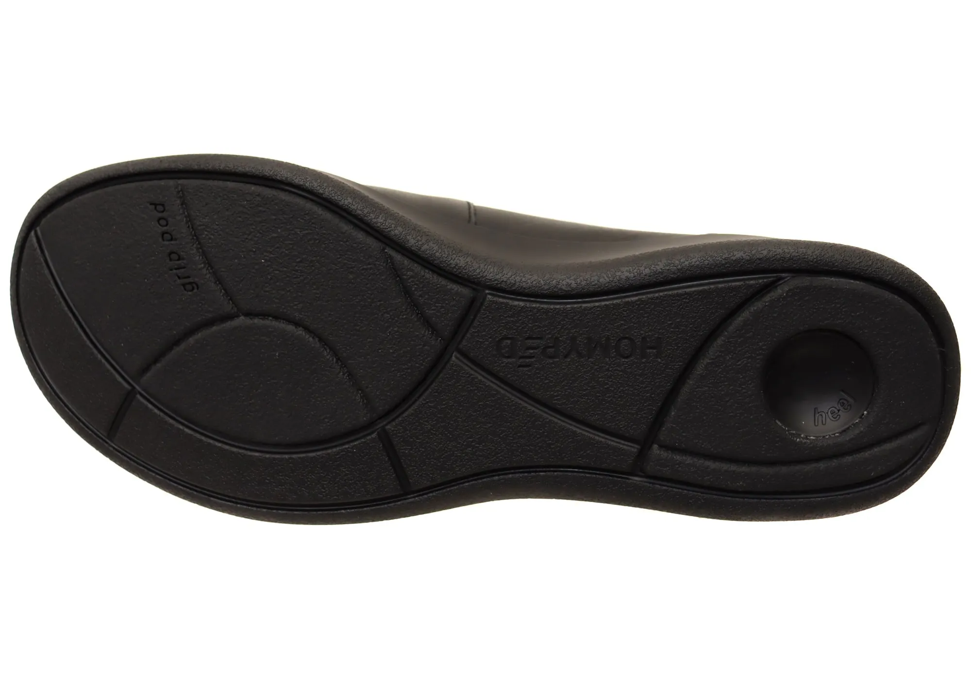 Homyped Erin Ballet Womens Leather Comfortable Extra Wide Fit Shoes