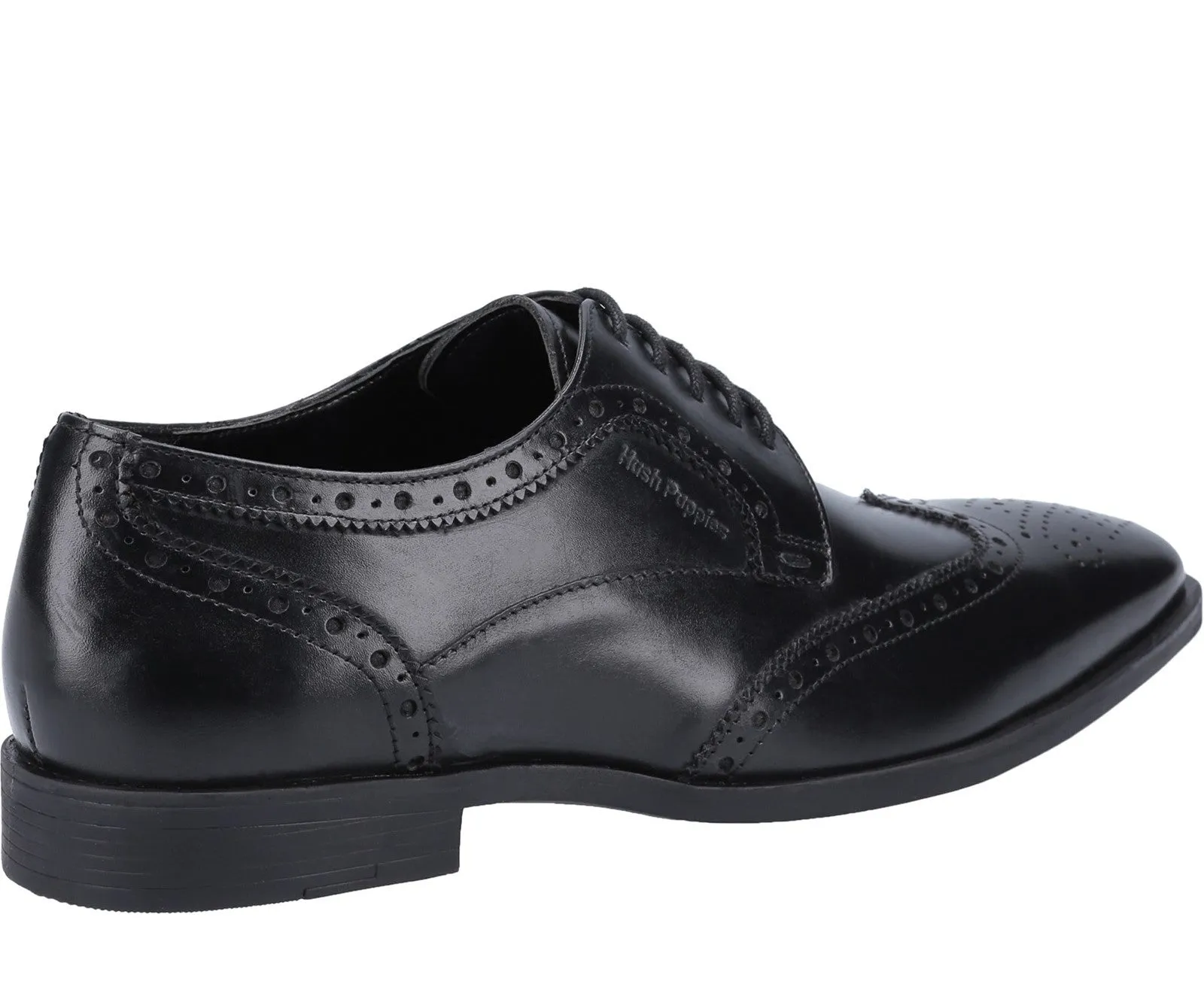 Hush Puppies Elliot Brogue Mens Leather Lace up Shoe