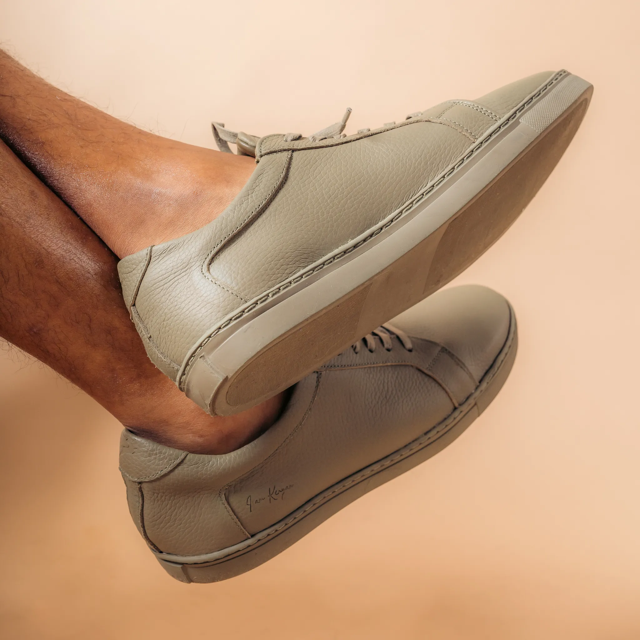 I am Kenyan Low Top in Olive Green