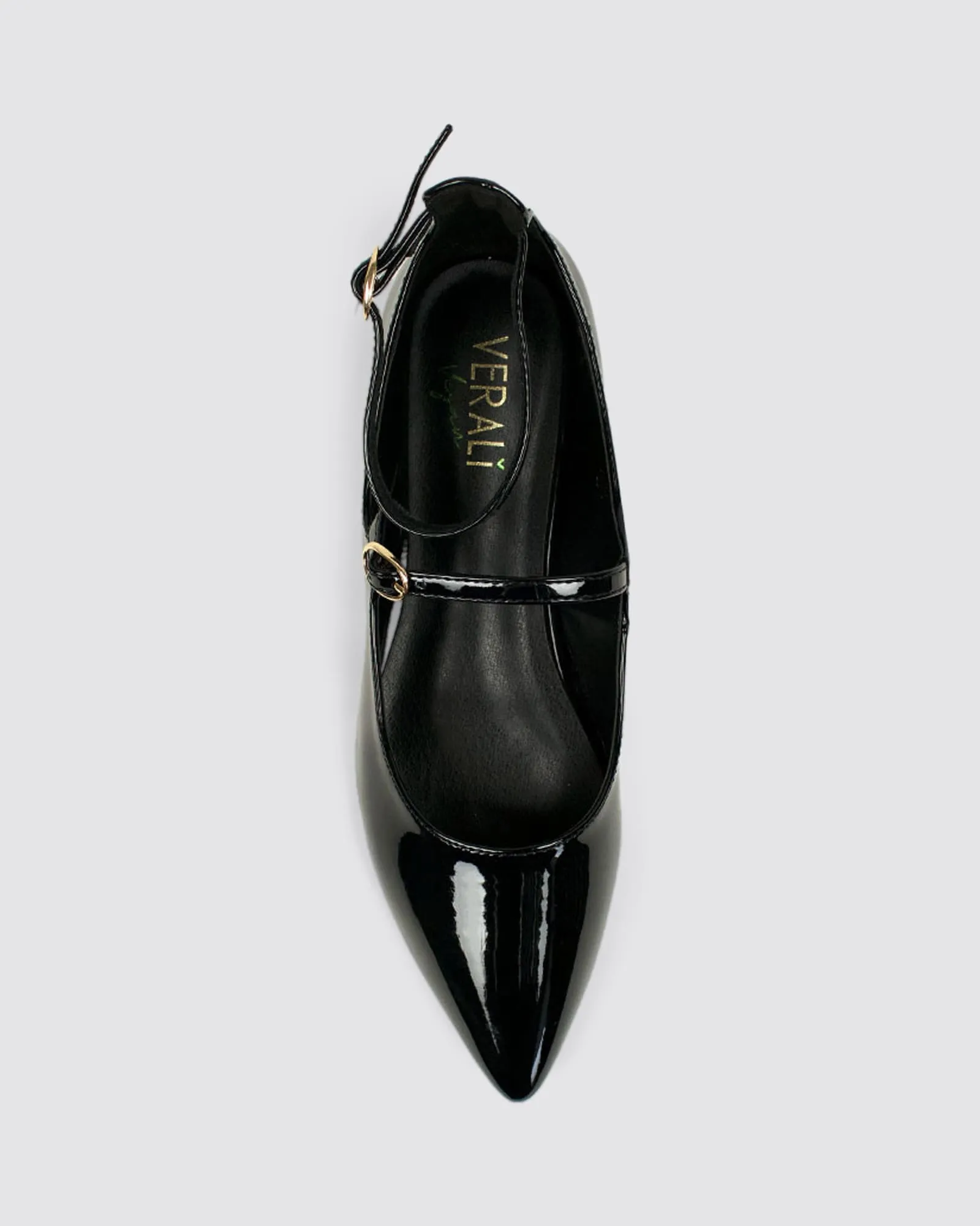 ISSIE BALLET FLATS BLACK PATENT