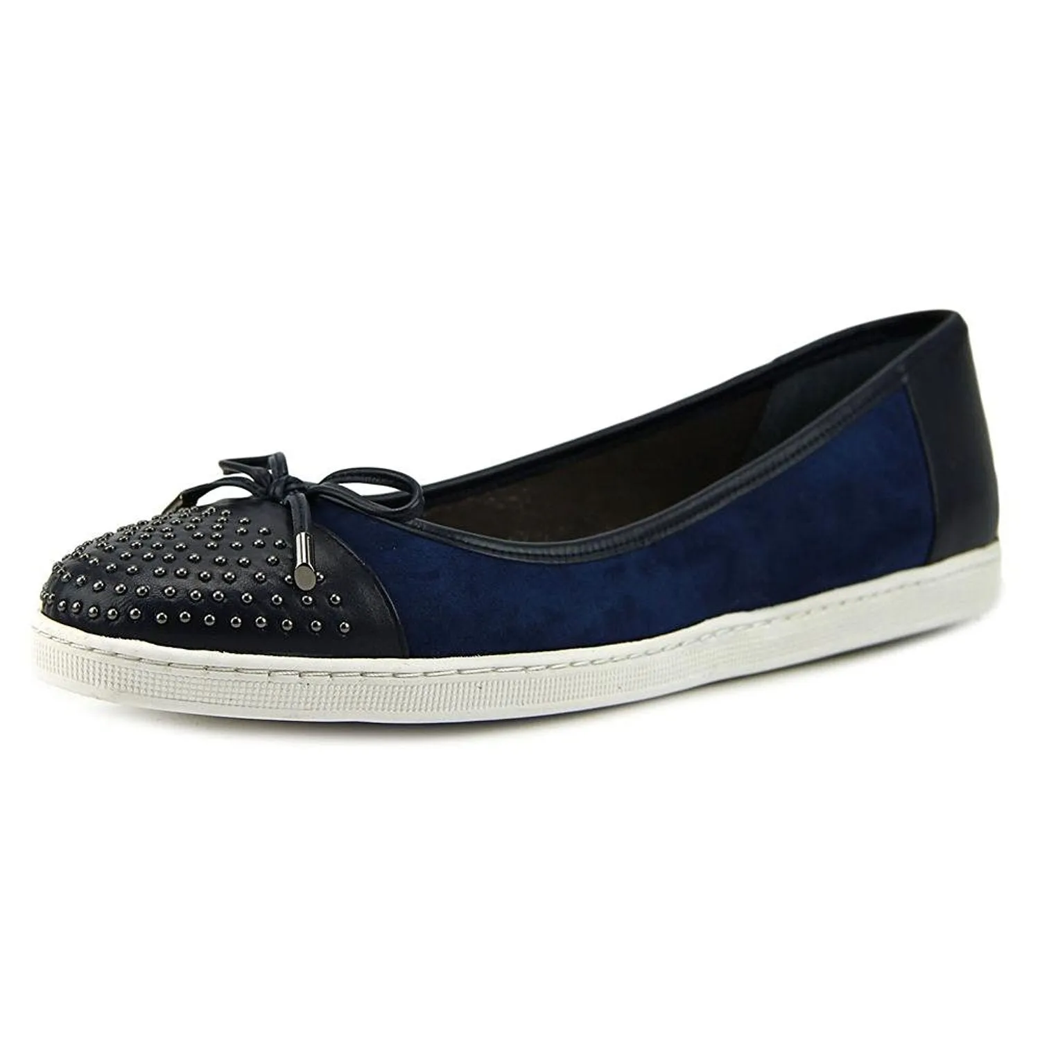 J. Renee Marenda W Round Toe Leather Flats