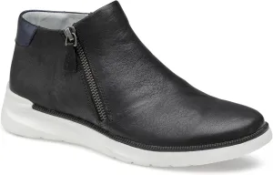 Johnston & Murphy Emery Zip Bootie for Women  Ankle Boots for Women, Leather Double Zipper Boots