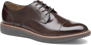Johnston & Murphy Upton Cap Toe Mens Shoe  Business Casual Mens Dress Shoes, Comfortable Leather Shoes for Men