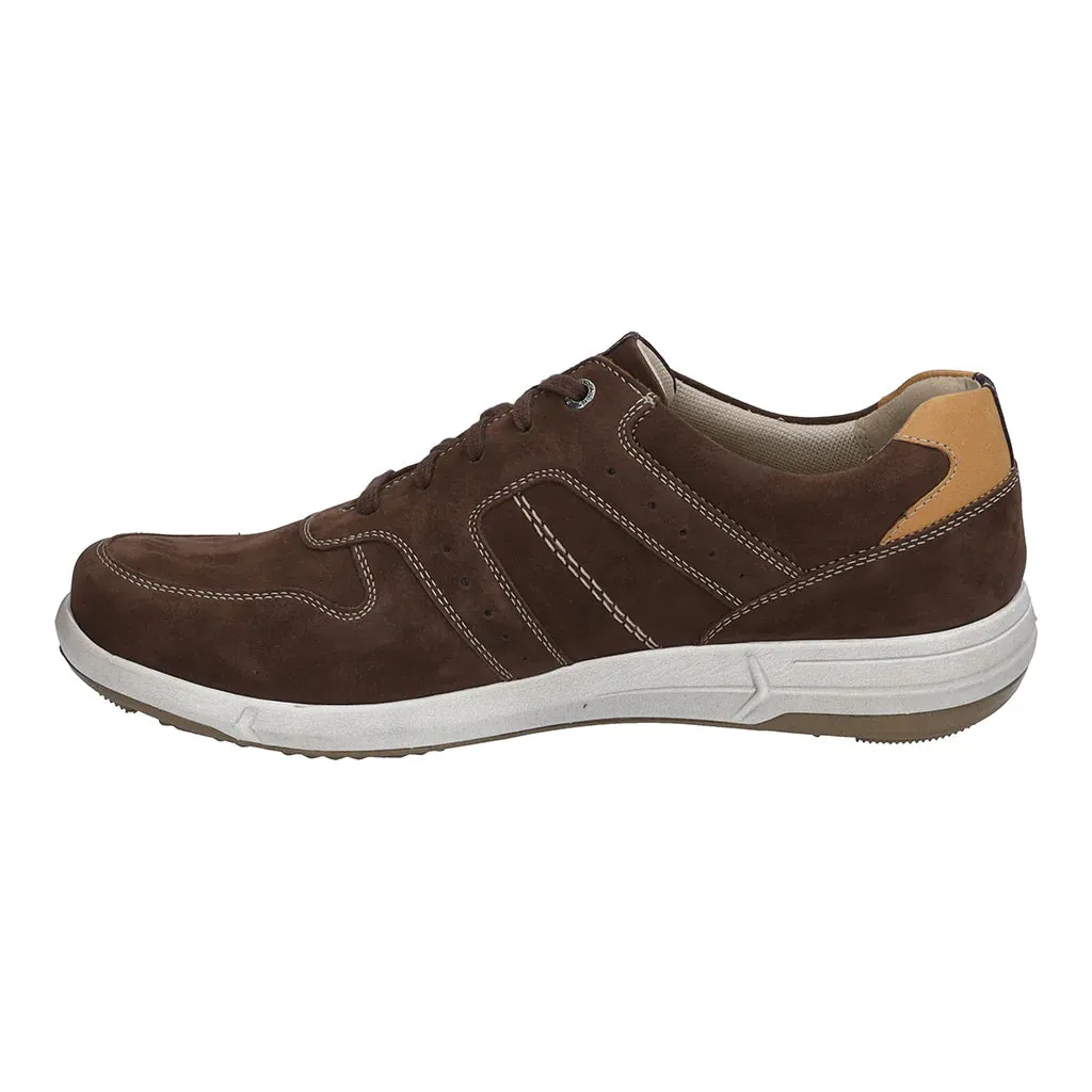 Josef Seibel Men's Enrico 28 Leather Casual Shoes Brandy Brown