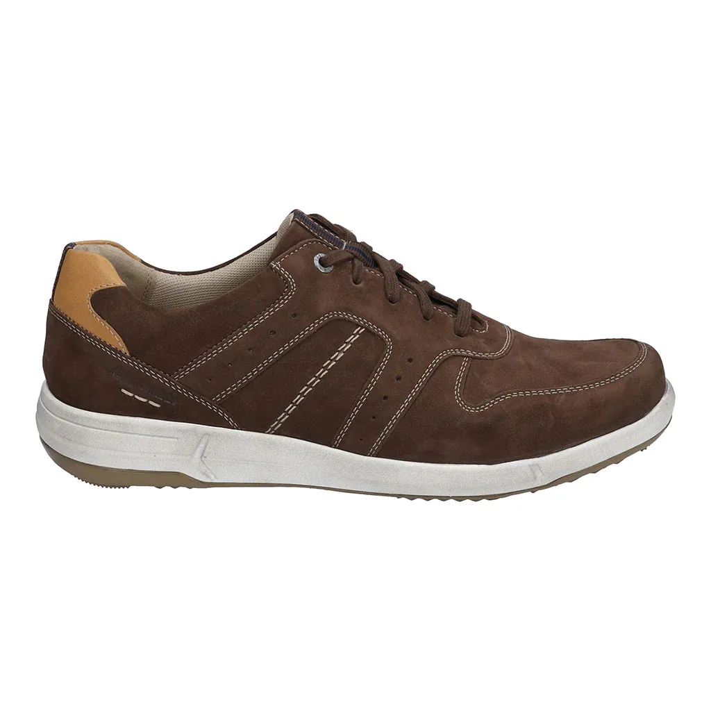 Josef Seibel Men's Enrico 28 Leather Casual Shoes Brandy Brown