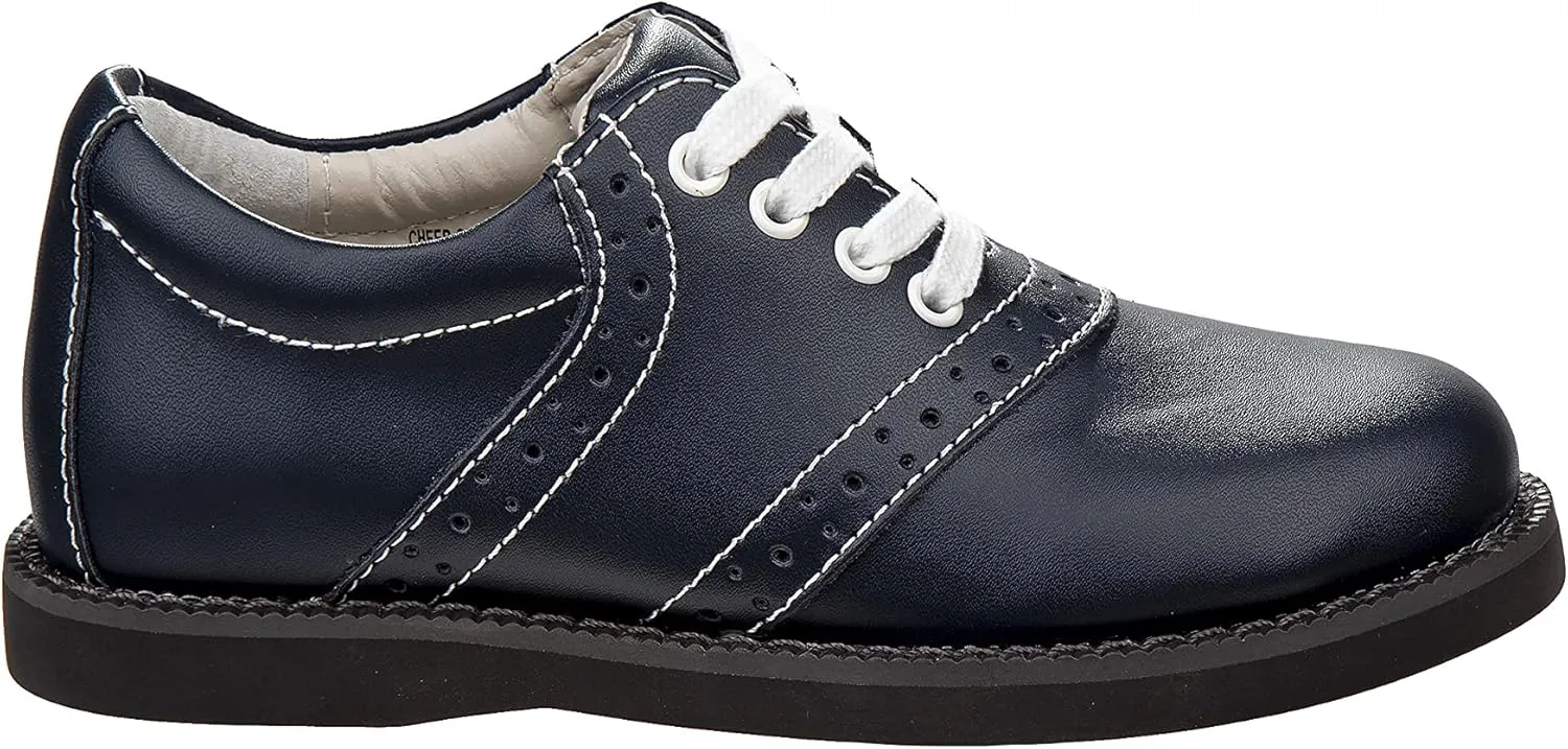 Josmo Unisex-Child Girls Oxfords Saddle Uniform School Leather Shoes