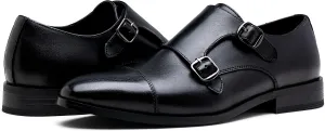 Jousen Dress Shoes for Men Monk Strap Loafers for Men