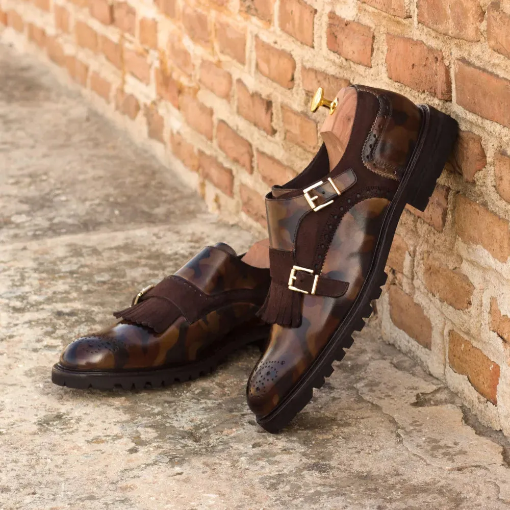 Juliet Kiltie Patina Womens Monk Strap II