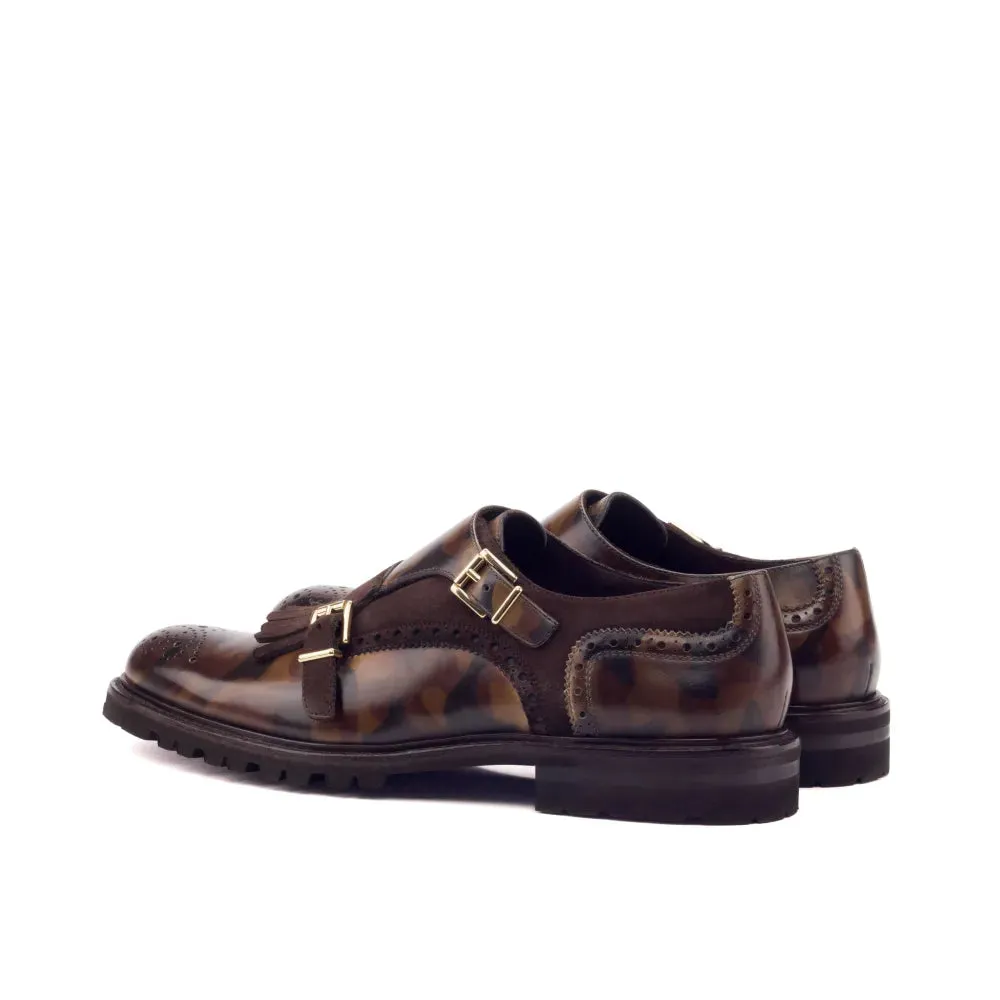 Juliet Kiltie Patina Womens Monk Strap II