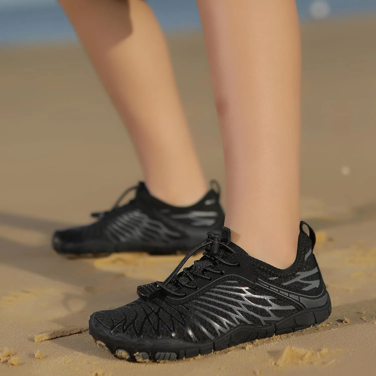 Kids Barefoot Shoes Toddler Boys Girls Sneakers Comfort Anti-Slip Walking Shoes Wide Toe Box Quick Dry Lightweigt Waterproof Breathable Shoes Non-Slip Hiking Footwear Shoes Barefoot Sneakers