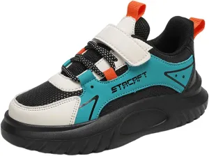 Kids Breathable Hiking Sneakers Toddler Boys Girls Athletic Casual Running Lace-Up Breathable School Trainers Shoes