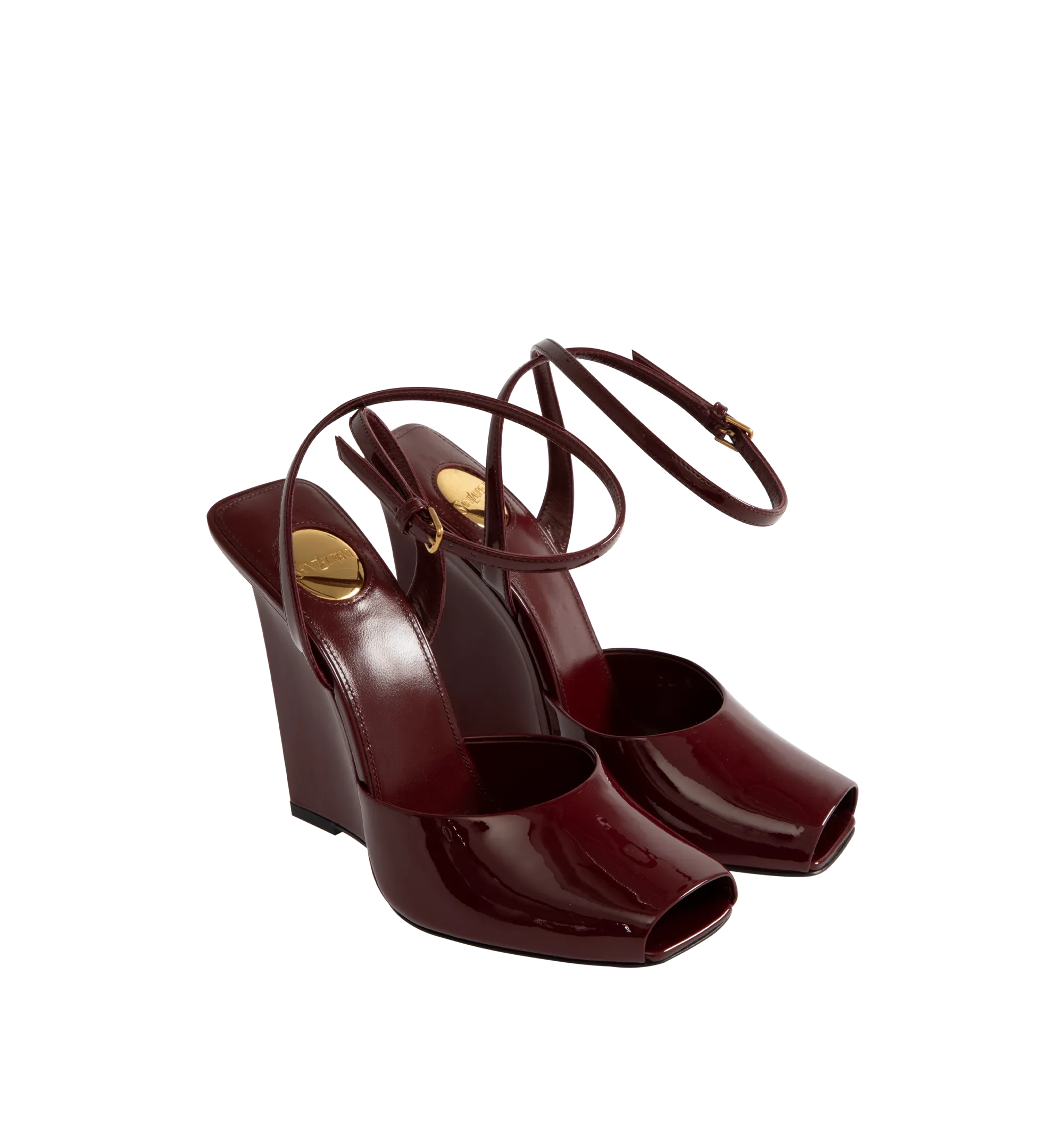 LA SCANDALE Patent Wedges (Womens)