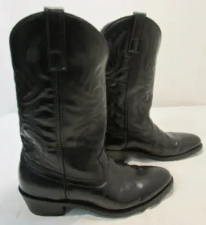 Laredo Black Trucker Western Boots