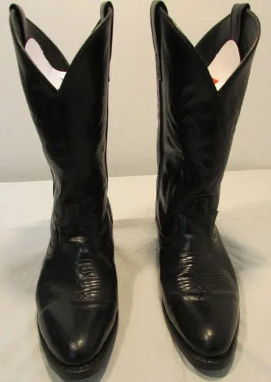 Laredo Black Trucker Western Boots
