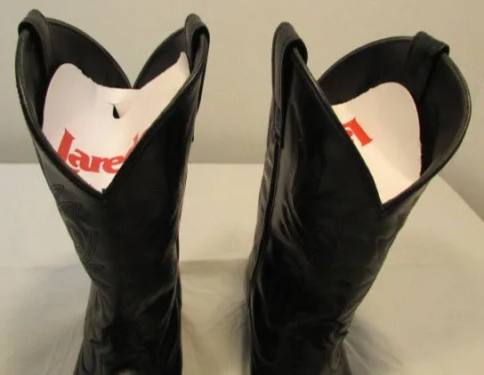 Laredo Black Trucker Western Boots