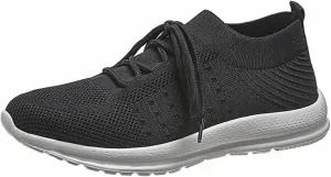 Lausiuoe Slip On Sneakers Women Wide Width Walking Tennis Shoes Running Slip On Lightweight Gym Athletic Workout Shoes