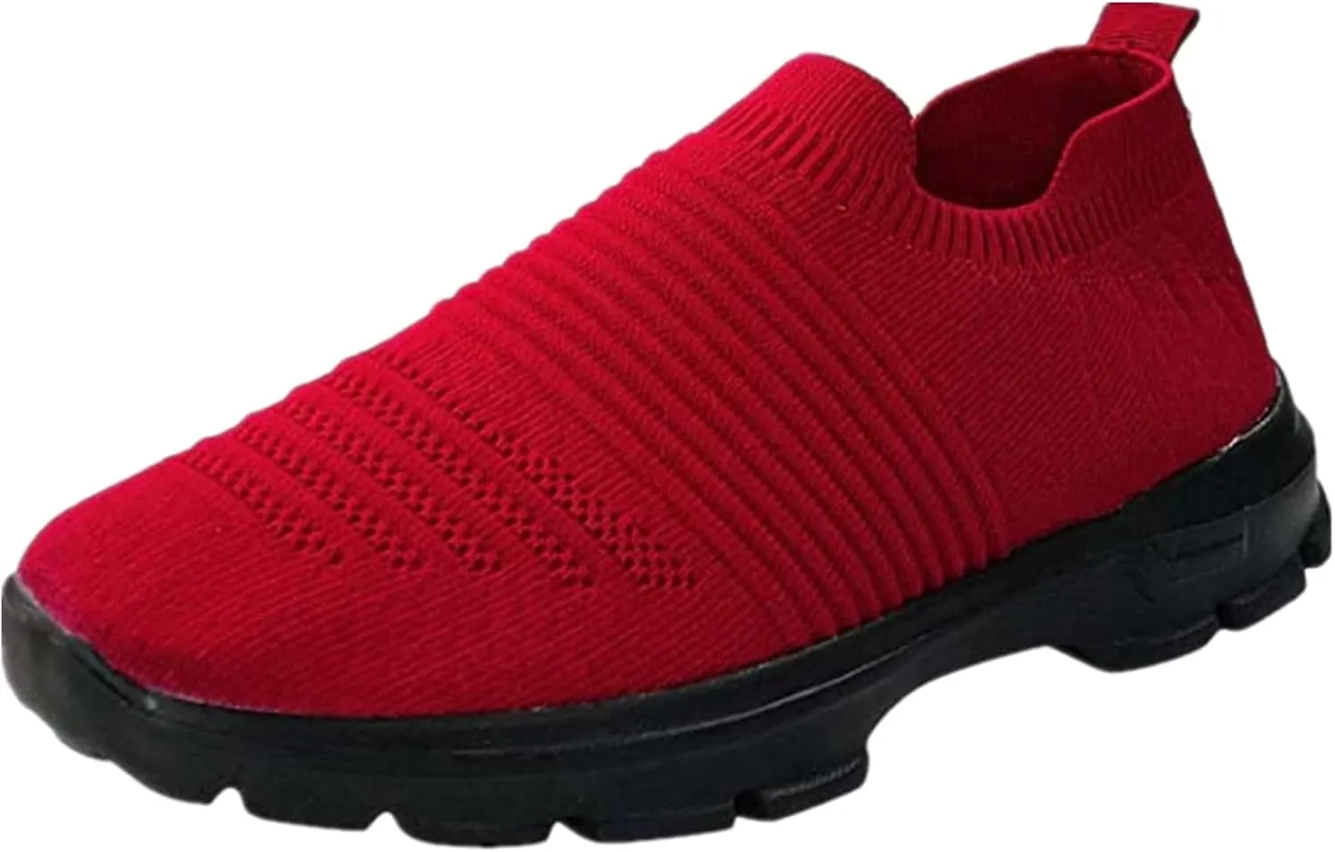 Lausiuoe Tennis Shoes Womens,Women's Casual Walking Shoes Breathable Mesh Work Slip-on Sneakers
