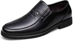LAZIRO British Business Casual Men's Autumn and Winter Leather Shoes Breathable Soft Bottom Comfortable Loafers Formal Leather Shoes