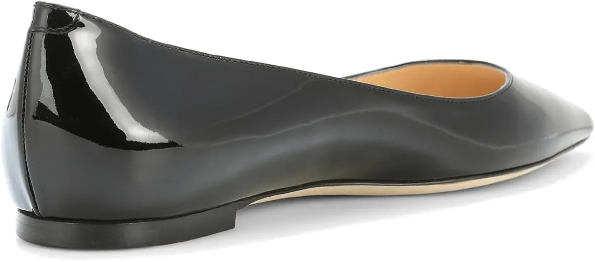LEHOOR Women Comfortable Ballet Flats Shoes Pointed Closed Toe Slip On Suede Flats Pointy Toe Flat Heel Dress Shoes Spring Comfort Velvet Loafer Flats Casual Club Driver Dress Flats Classic 4-11 M US