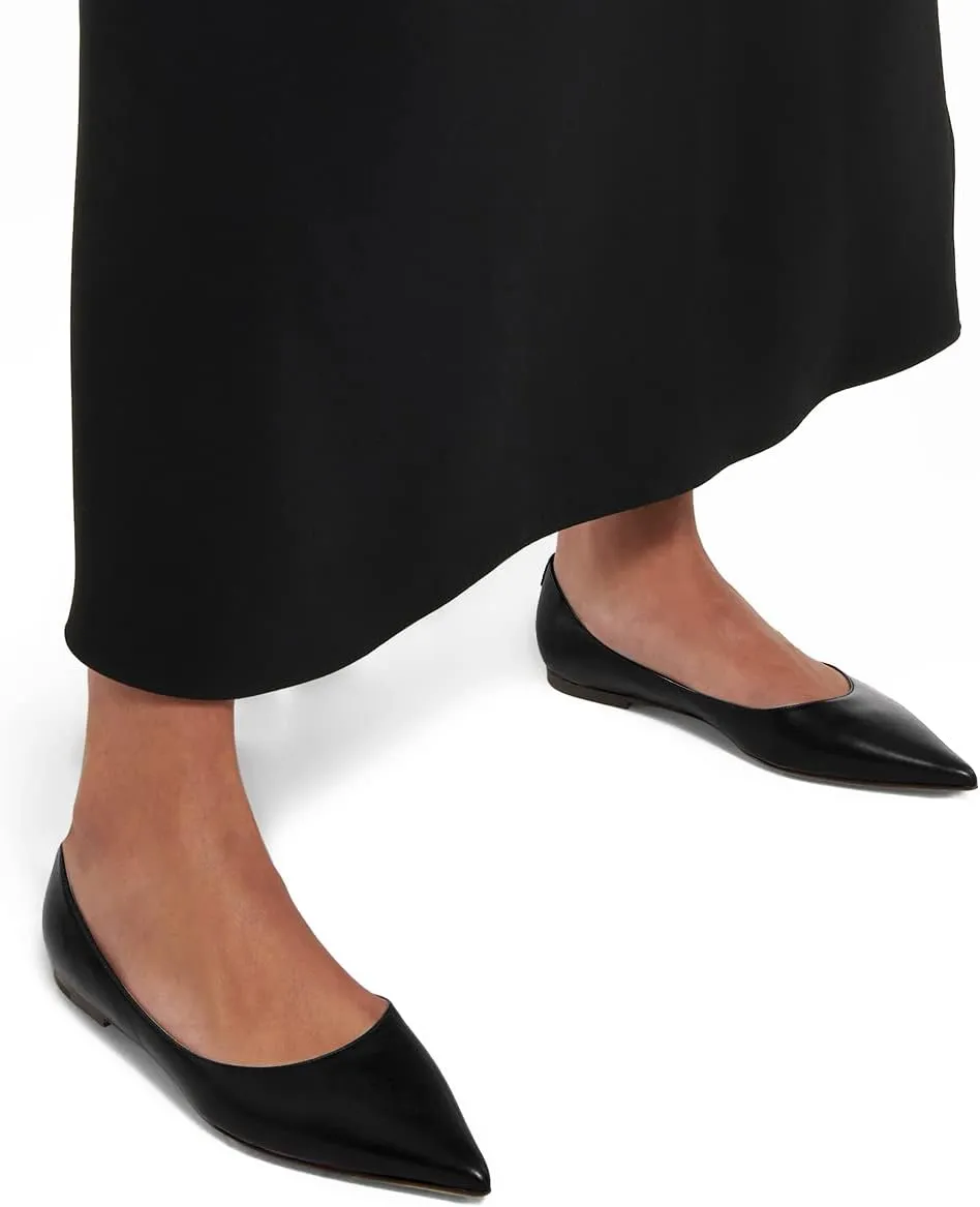 LEHOOR Women Comfortable Ballet Flats Shoes Pointed Closed Toe Slip On Suede Flats Pointy Toe Flat Heel Dress Shoes Spring Comfort Velvet Loafer Flats Casual Club Driver Dress Flats Classic 4-11 M US