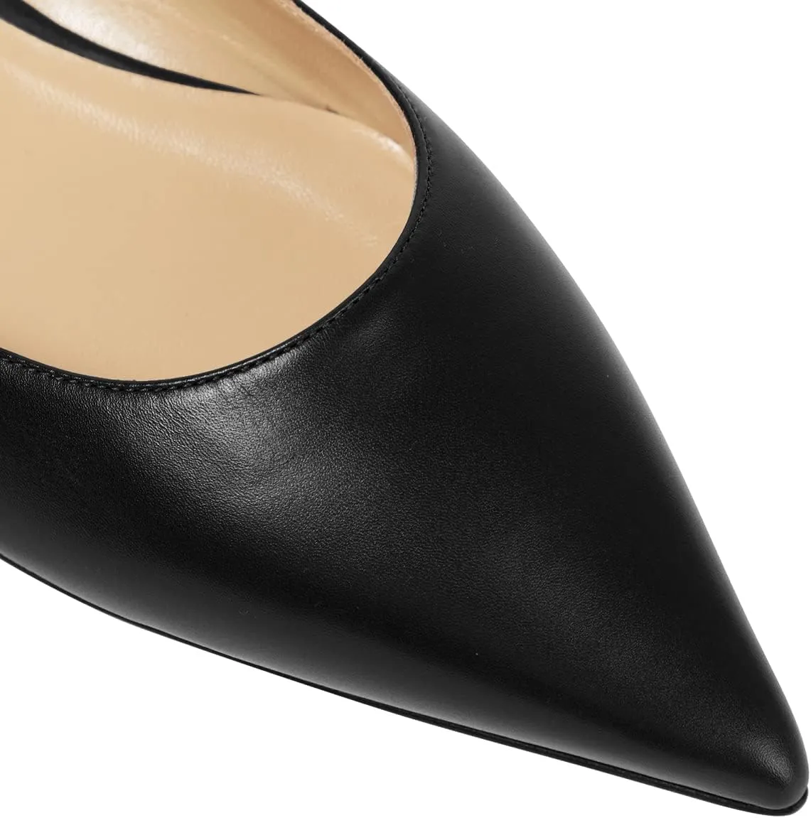 LEHOOR Women Comfortable Ballet Flats Shoes Pointed Closed Toe Slip On Suede Flats Pointy Toe Flat Heel Dress Shoes Spring Comfort Velvet Loafer Flats Casual Club Driver Dress Flats Classic 4-11 M US