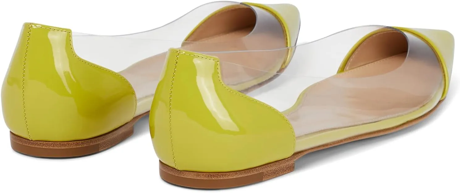 LEHOOR Women Comfortable Ballet Flats Shoes Pointed Closed Toe Slip On Suede Flats Pointy Toe Flat Heel Dress Shoes Spring Comfort Velvet Loafer Flats Casual Club Driver Dress Flats Classic 4-11 M US