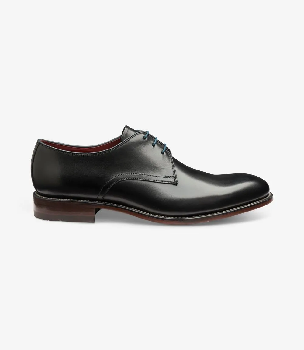 Loake Men's Drake Leather Derby Shoes Black