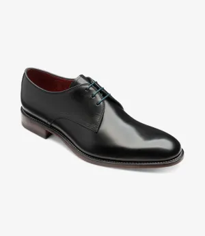 Loake Men's Drake Leather Derby Shoes Black