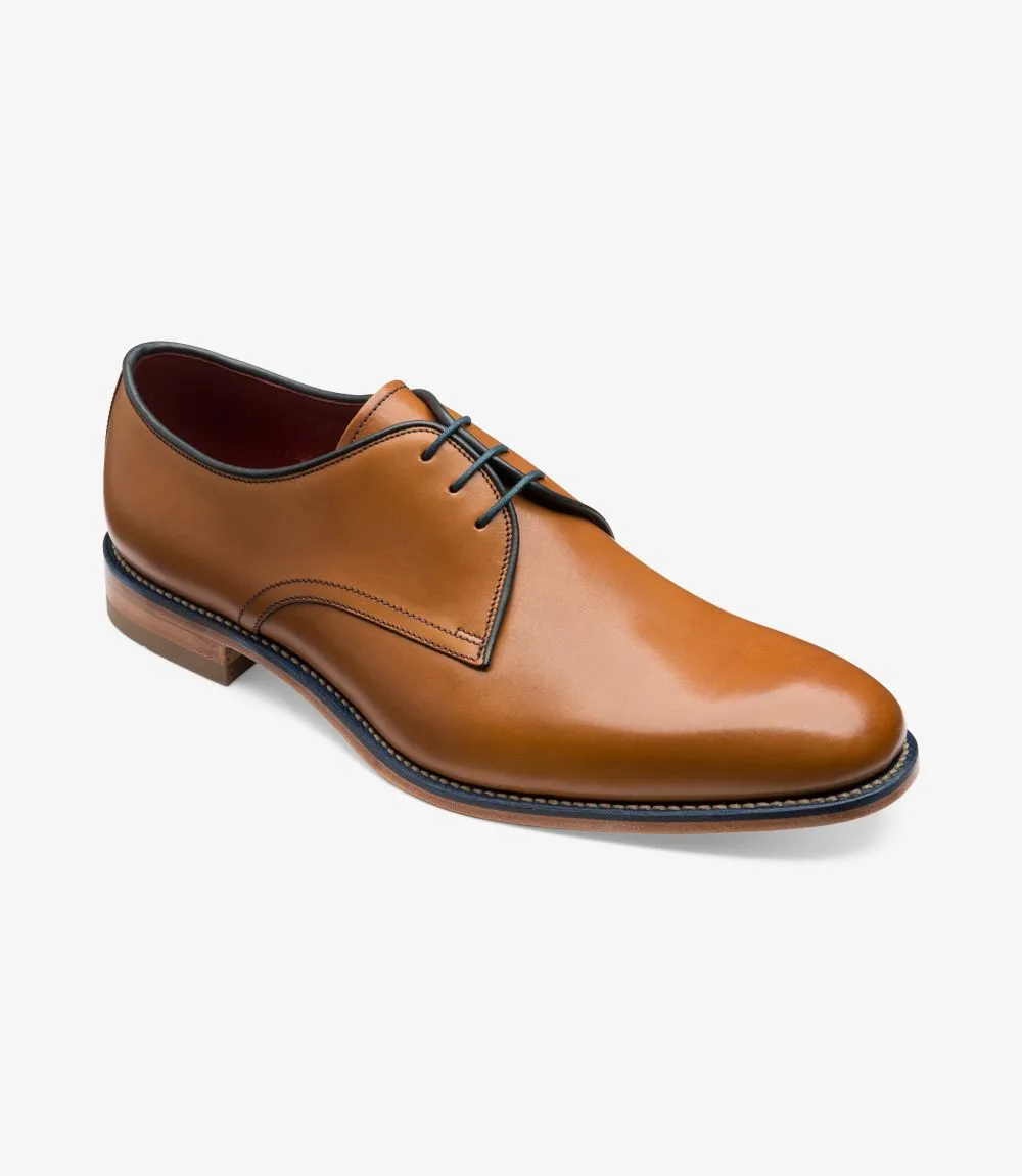 Loake Men's Drake Leather Derby Shoes Tan