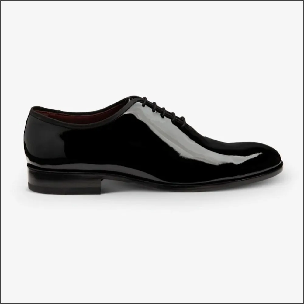 Loake Regal Black Plain Tie Shoe@