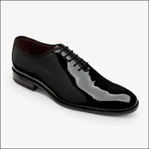 Loake Regal Black Plain Tie Shoe@