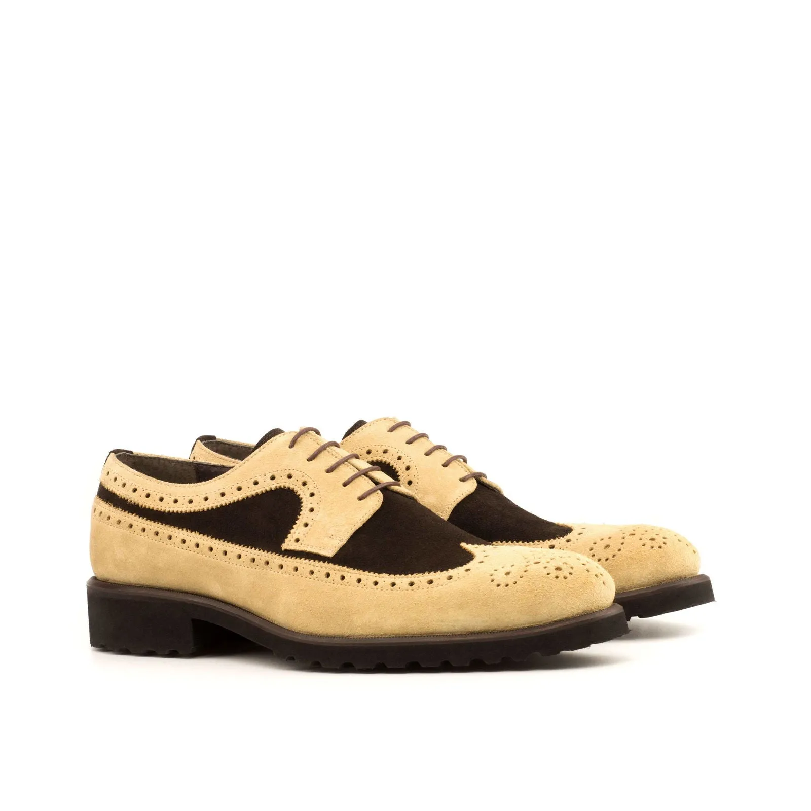 Longwing Blucher-Suede, Dark Brown, Brown