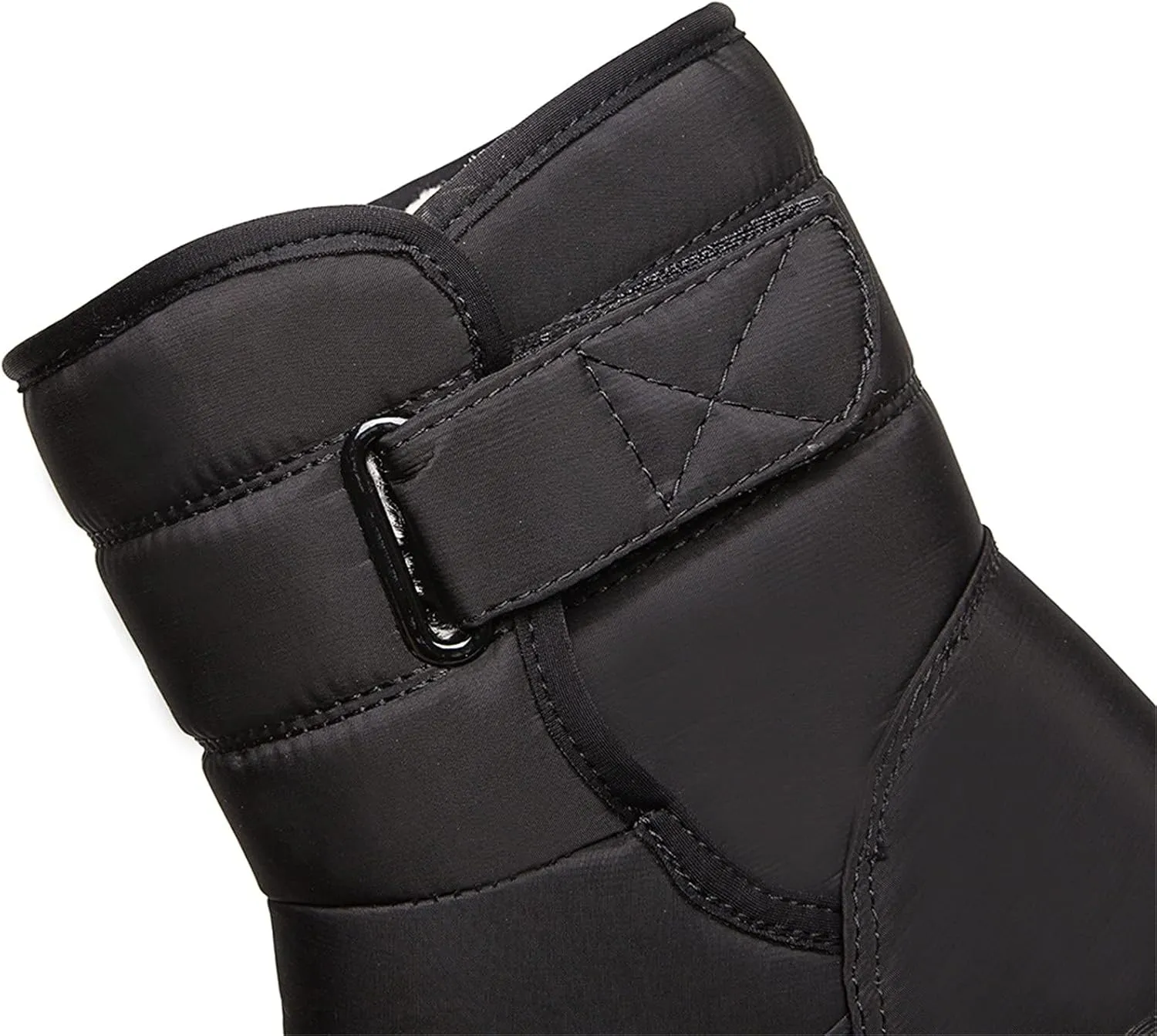 Lug Sole Snow Boots for Women Fur Lined Warm Outdoor Walking Boots Winter Waterproof Non-Slip Booties Snow Shoes