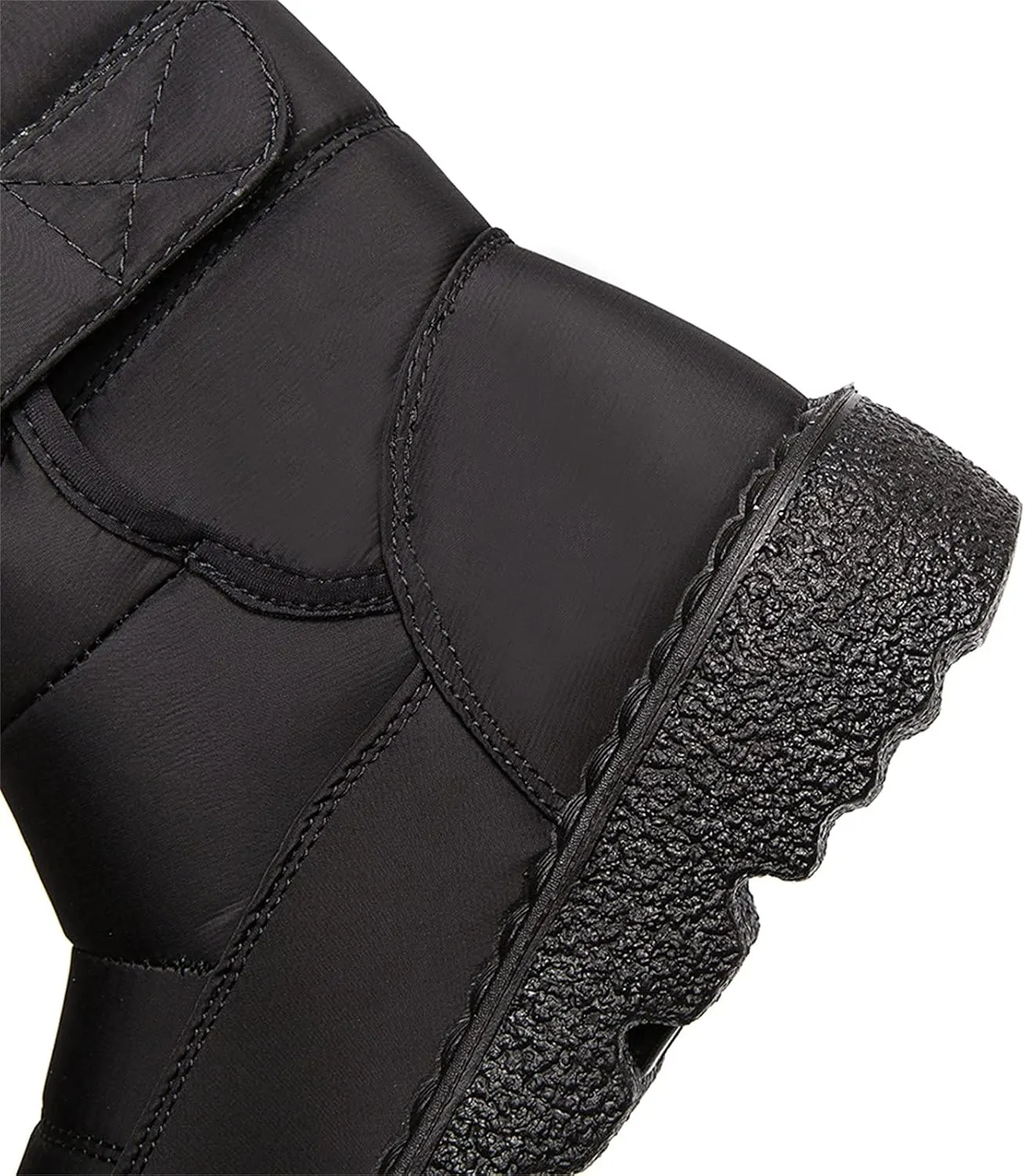 Lug Sole Snow Boots for Women Fur Lined Warm Outdoor Walking Boots Winter Waterproof Non-Slip Booties Snow Shoes