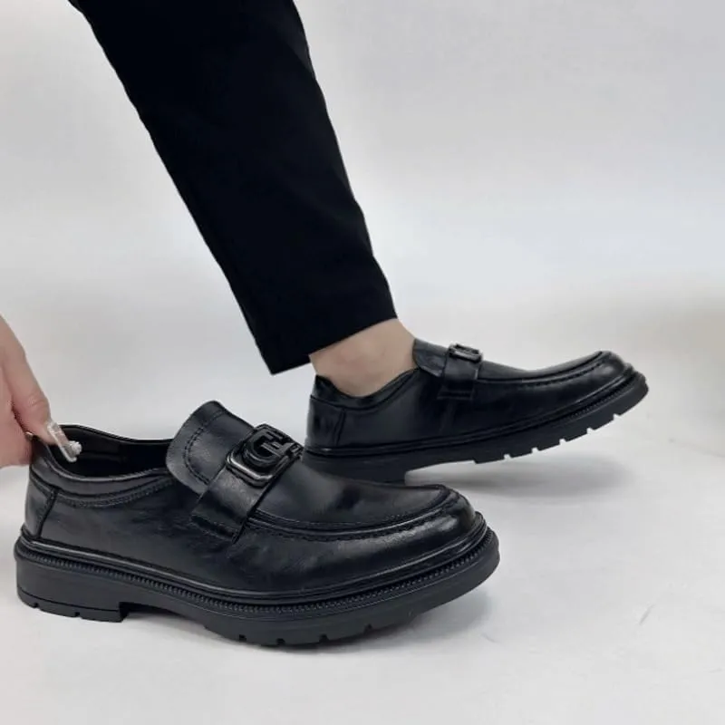 Mans Loafers Leather Shoes for Driving Walking Wedding Outdoor Indoor Size Suitable for All Seasons