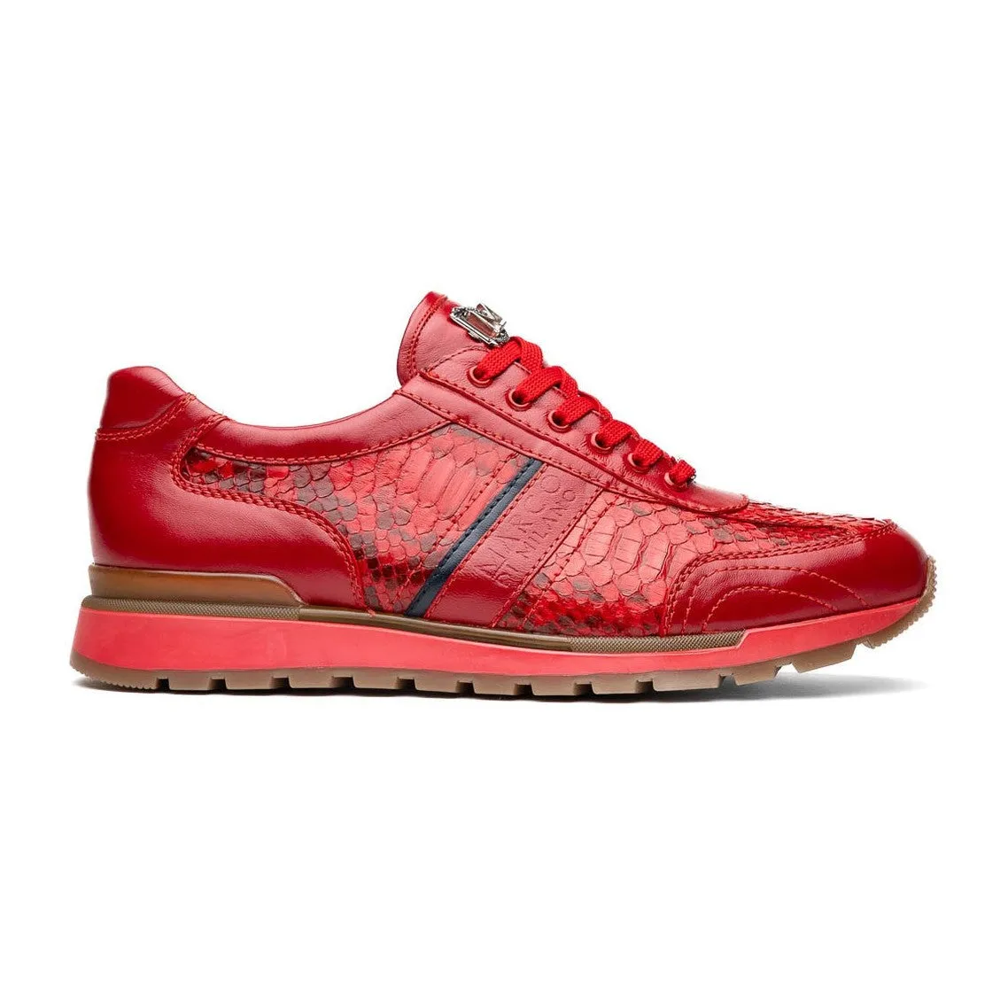 Marco Di Milano Brescia Men's Shoes Genuine Snake Skin / Calf-Skin Leather Sneakers (MDM1124)