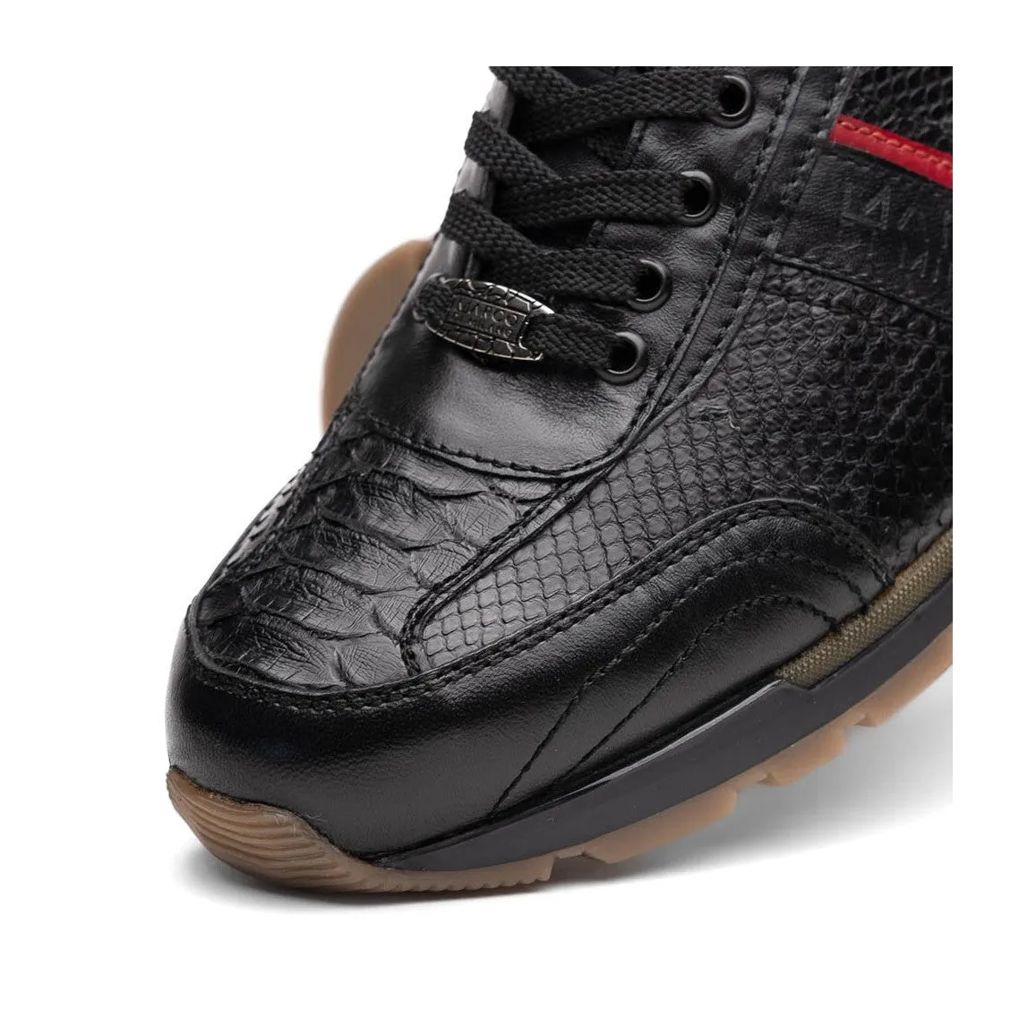Marco Di Milano Brescia Men's Shoes Genuine Snake Skin / Calf-Skin Leather Sneakers (MDM1124)