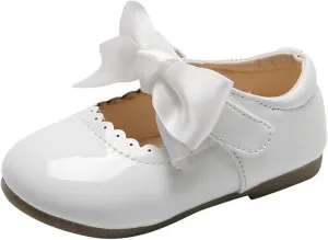 Mary Jane Dress Shoes for Girl Toddler Kid Butterfly Knot Princess Leather Shoes Sandals Ballerina Flats Shoes