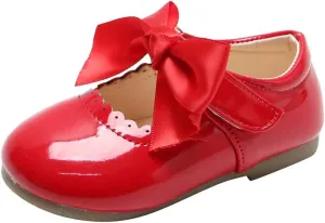 Mary Jane Dress Shoes for Girl Toddler Kid Butterfly Knot Princess Leather Shoes Sandals Ballerina Flats Shoes
