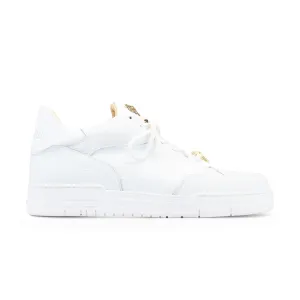 Mauri Ghost 8423 Men's Shoes White Crocodile / Patent & Calf-Skin Leather Casual Sneakers (MA5534)