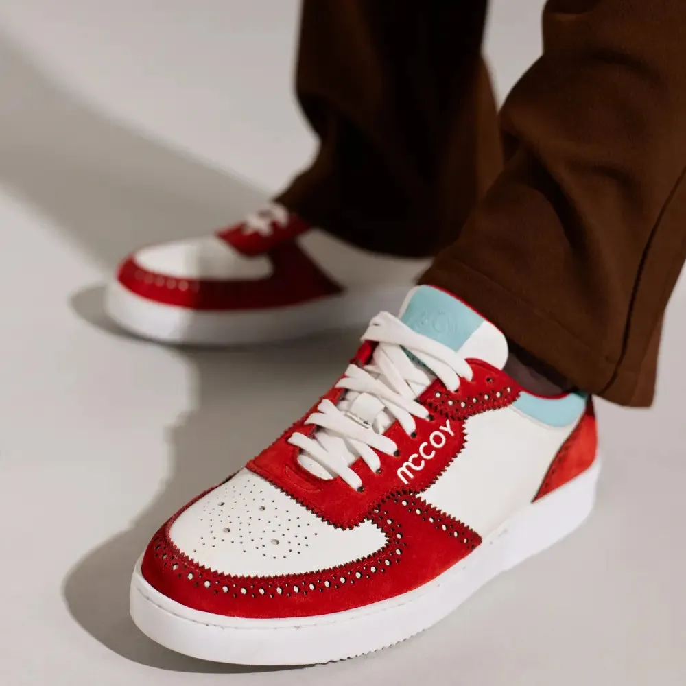 Mccoy Luka Suede Men's Sneakers Orange & White